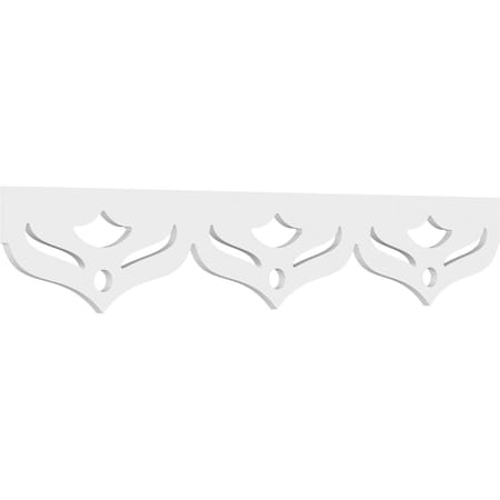 Ekena Millwork Kellogg Architectural Grade PVC Running Trim, 8"H x 5/8"P x 48"L RUNP08X0625X48KEL